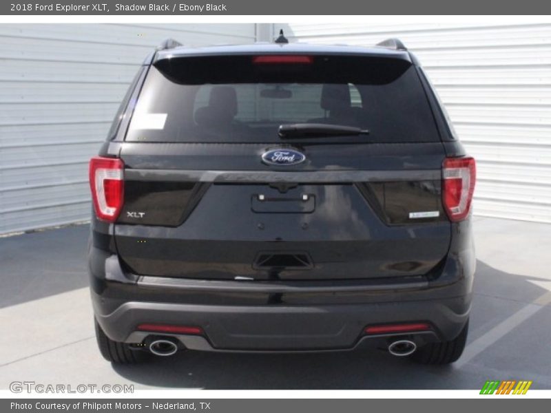 Shadow Black / Ebony Black 2018 Ford Explorer XLT