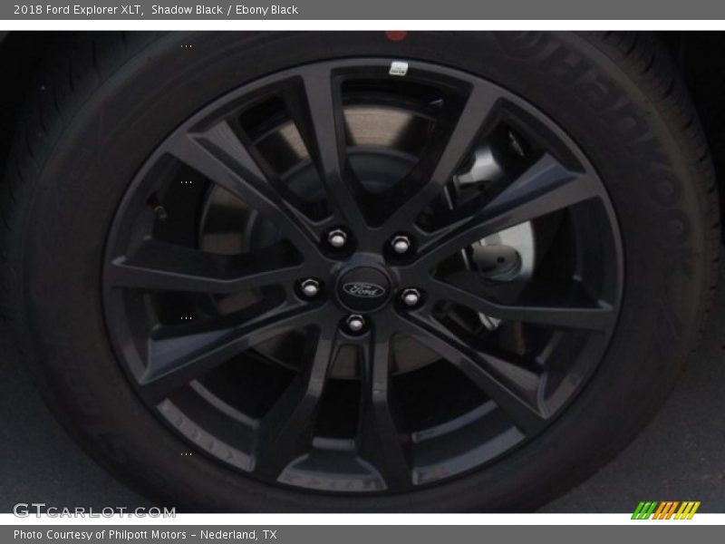 Shadow Black / Ebony Black 2018 Ford Explorer XLT