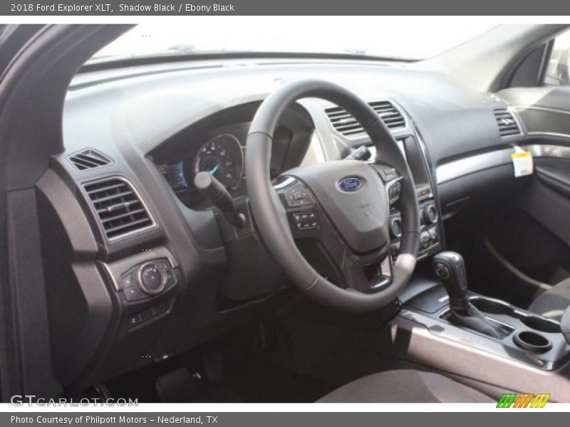 Shadow Black / Ebony Black 2018 Ford Explorer XLT