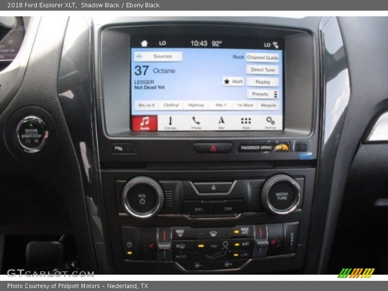 Shadow Black / Ebony Black 2018 Ford Explorer XLT