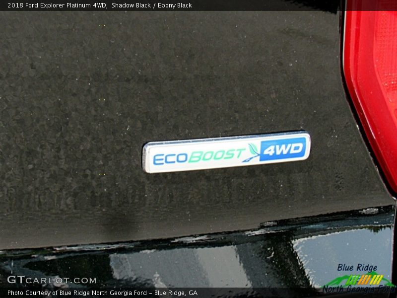 Shadow Black / Ebony Black 2018 Ford Explorer Platinum 4WD