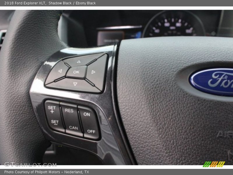 Shadow Black / Ebony Black 2018 Ford Explorer XLT
