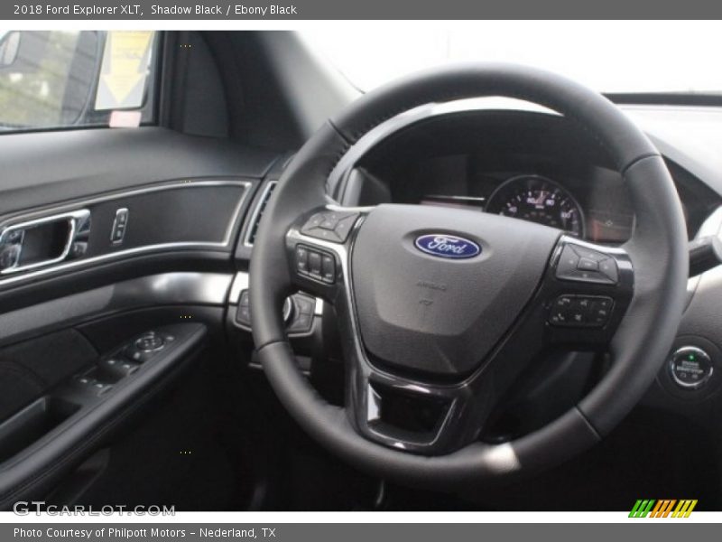 Shadow Black / Ebony Black 2018 Ford Explorer XLT