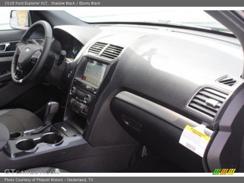 Shadow Black / Ebony Black 2018 Ford Explorer XLT