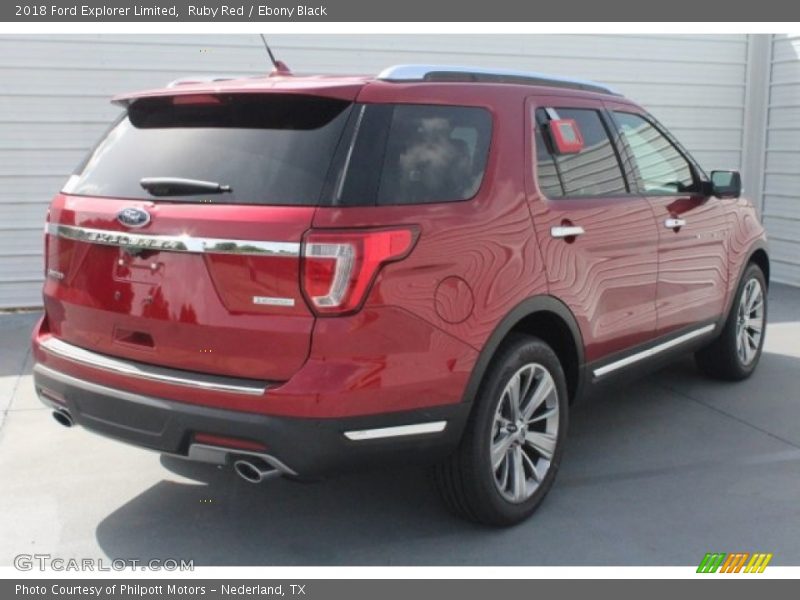 Ruby Red / Ebony Black 2018 Ford Explorer Limited