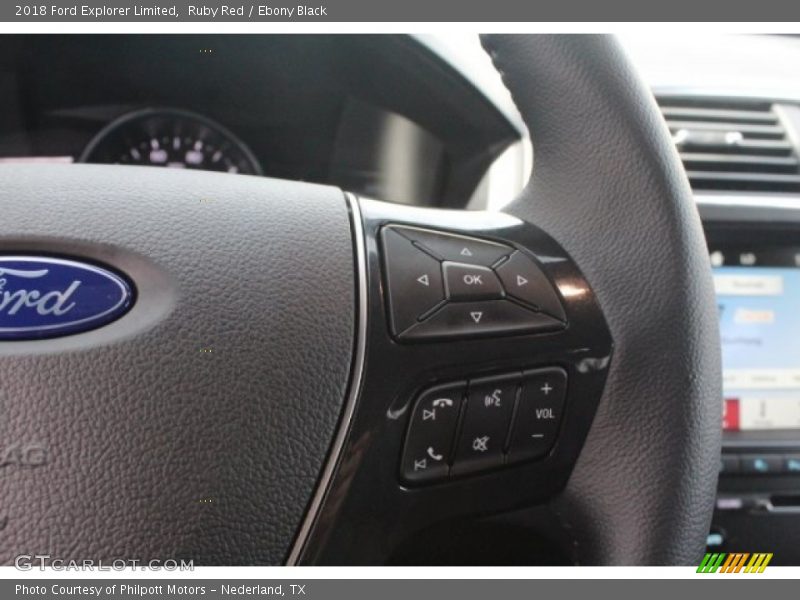 Ruby Red / Ebony Black 2018 Ford Explorer Limited