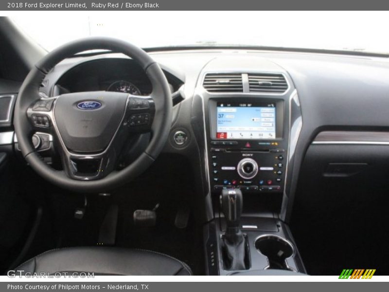 Ruby Red / Ebony Black 2018 Ford Explorer Limited