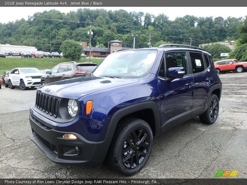 Jetset Blue / Black 2018 Jeep Renegade Latitude 4x4