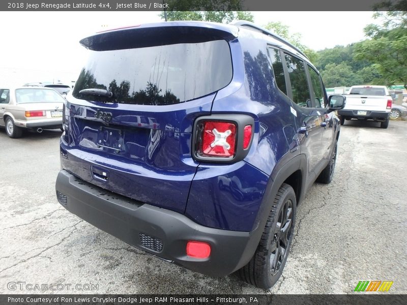Jetset Blue / Black 2018 Jeep Renegade Latitude 4x4