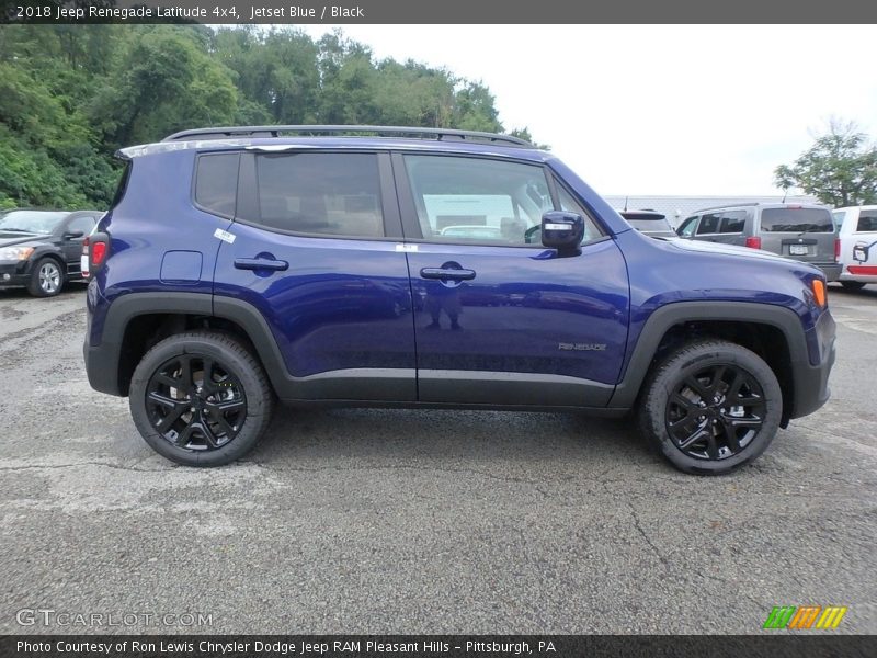 Jetset Blue / Black 2018 Jeep Renegade Latitude 4x4