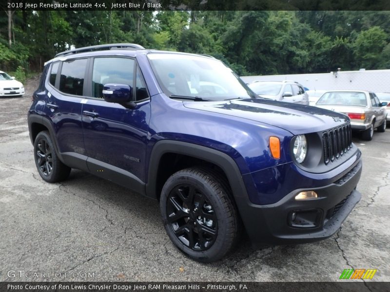 Jetset Blue / Black 2018 Jeep Renegade Latitude 4x4