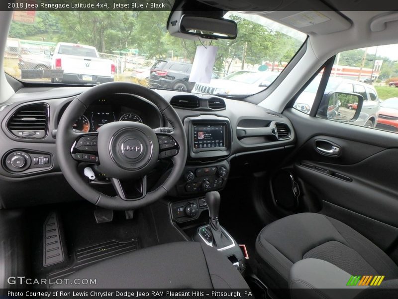 Jetset Blue / Black 2018 Jeep Renegade Latitude 4x4