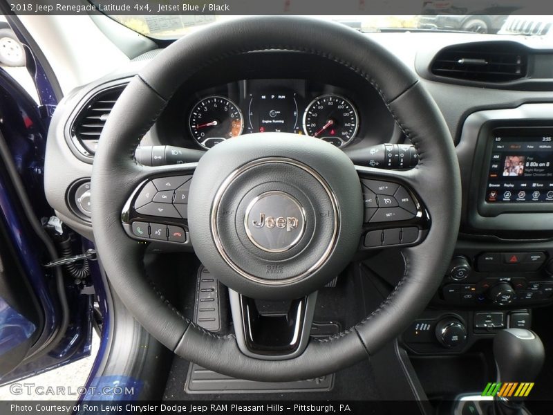 Jetset Blue / Black 2018 Jeep Renegade Latitude 4x4