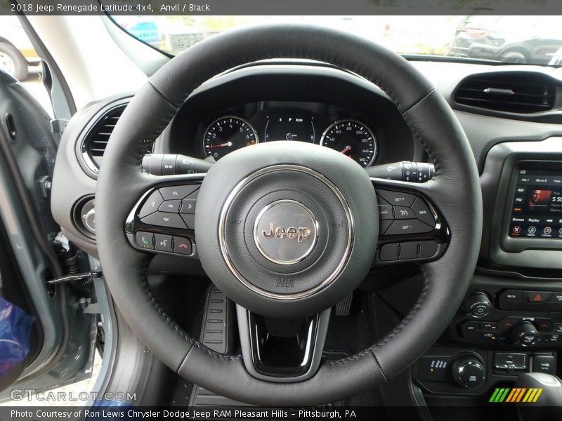 Anvil / Black 2018 Jeep Renegade Latitude 4x4