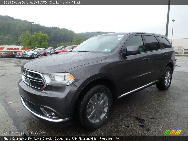 Granite Metallic / Black 2018 Dodge Durango SXT AWD