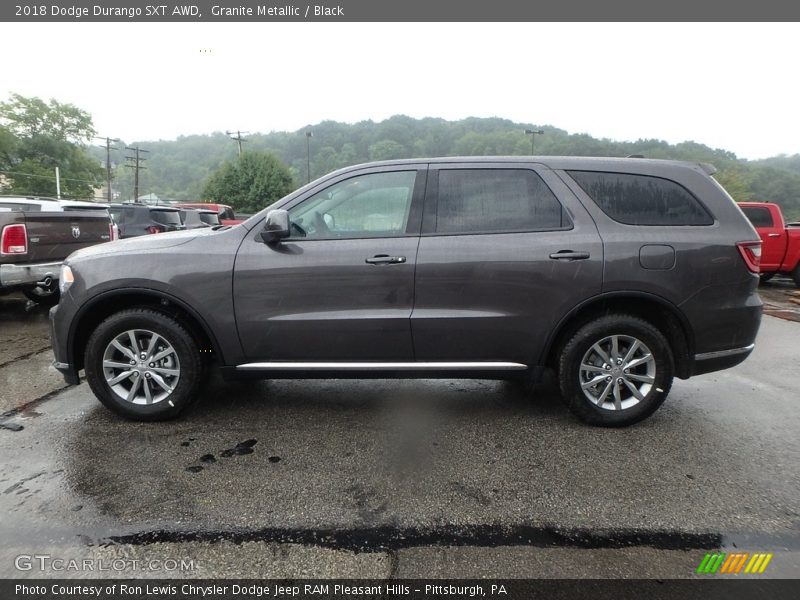 Granite Metallic / Black 2018 Dodge Durango SXT AWD