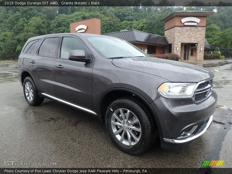 Granite Metallic / Black 2018 Dodge Durango SXT AWD