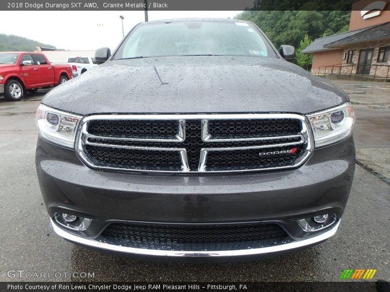 Granite Metallic / Black 2018 Dodge Durango SXT AWD