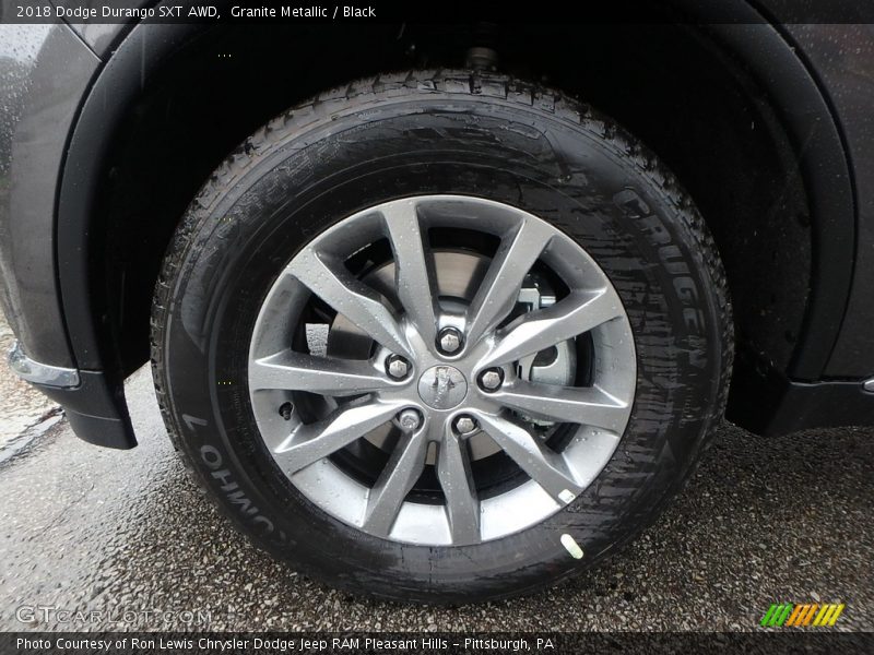 Granite Metallic / Black 2018 Dodge Durango SXT AWD