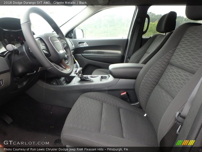 Granite Metallic / Black 2018 Dodge Durango SXT AWD