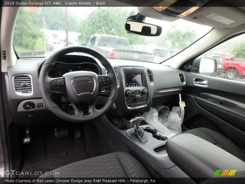 Granite Metallic / Black 2018 Dodge Durango SXT AWD