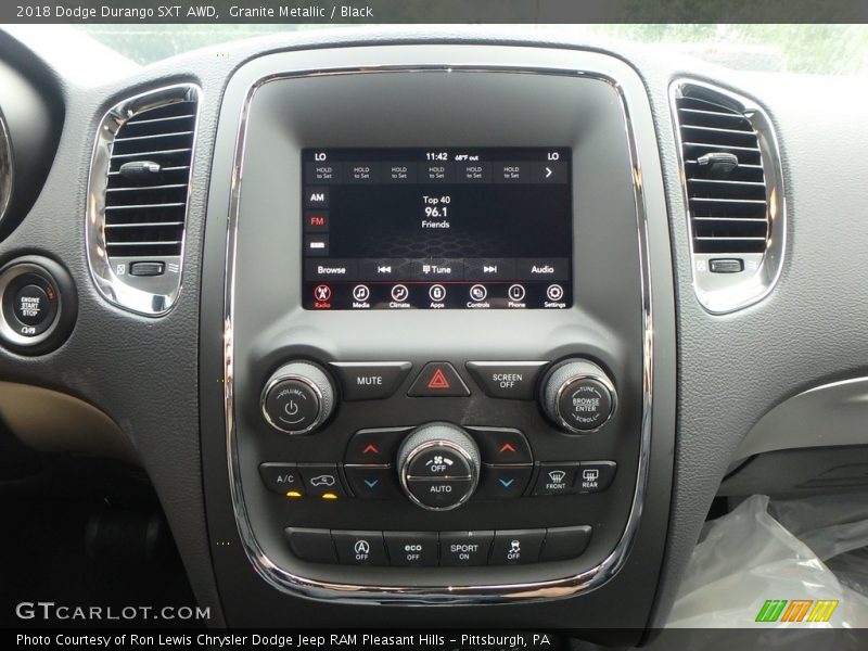 Granite Metallic / Black 2018 Dodge Durango SXT AWD