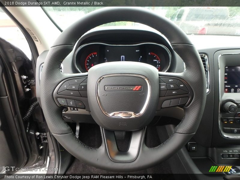 Granite Metallic / Black 2018 Dodge Durango SXT AWD