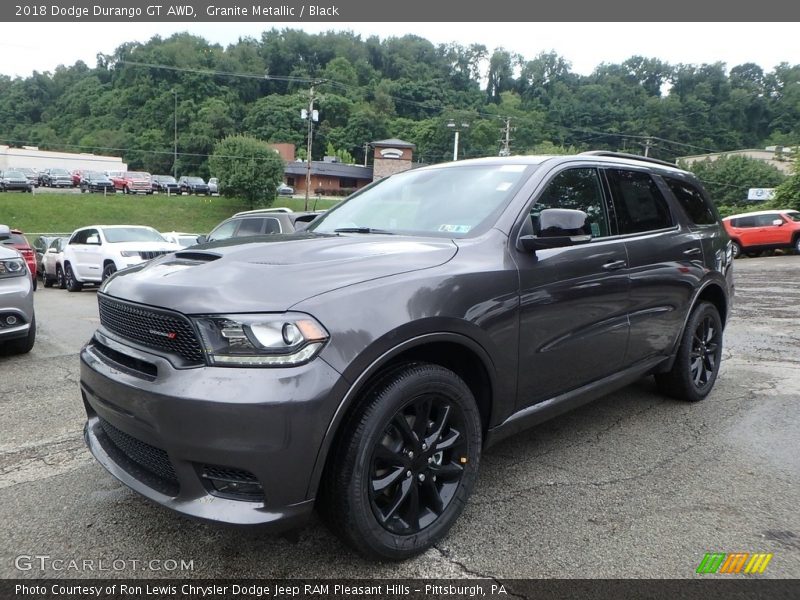 Granite Metallic / Black 2018 Dodge Durango GT AWD