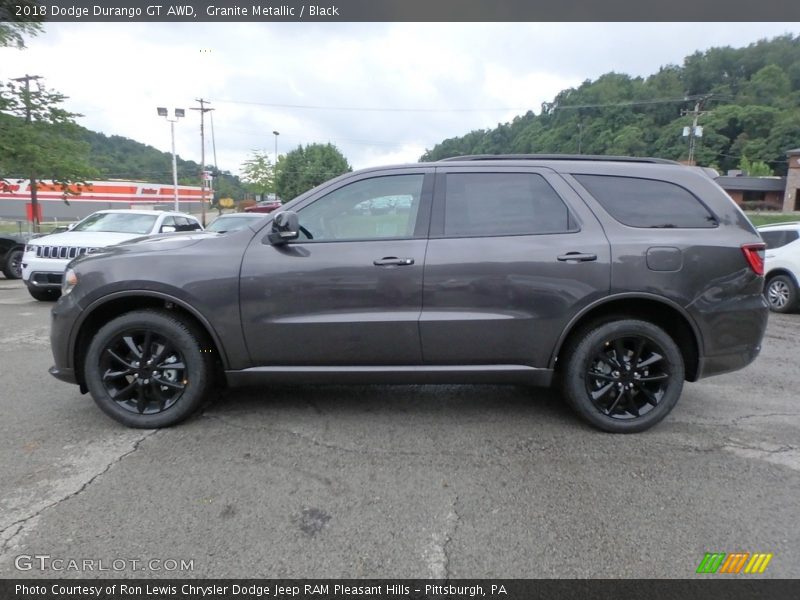 Granite Metallic / Black 2018 Dodge Durango GT AWD