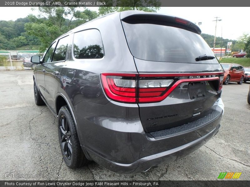 Granite Metallic / Black 2018 Dodge Durango GT AWD
