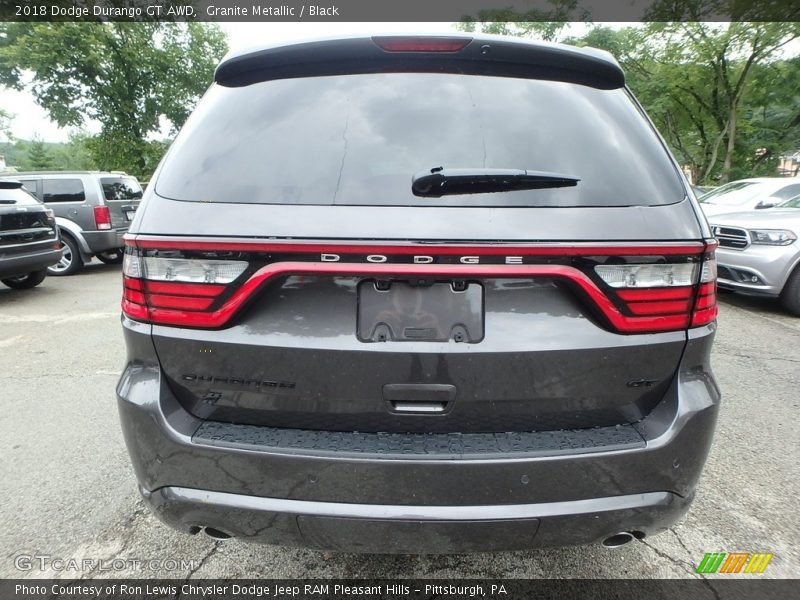 Granite Metallic / Black 2018 Dodge Durango GT AWD
