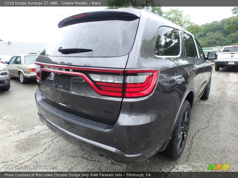 Granite Metallic / Black 2018 Dodge Durango GT AWD
