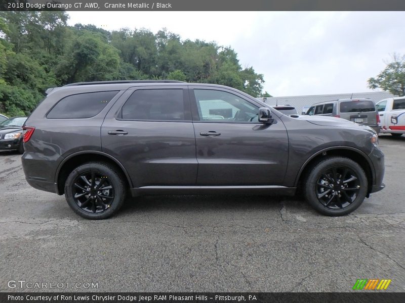 Granite Metallic / Black 2018 Dodge Durango GT AWD