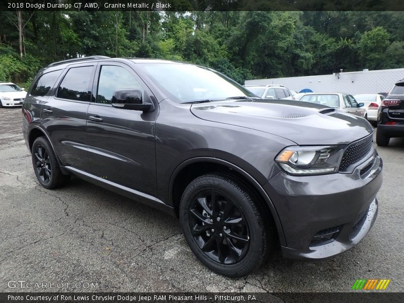 Granite Metallic / Black 2018 Dodge Durango GT AWD