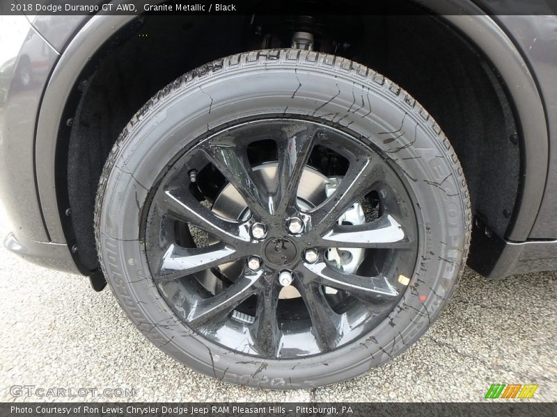 Granite Metallic / Black 2018 Dodge Durango GT AWD