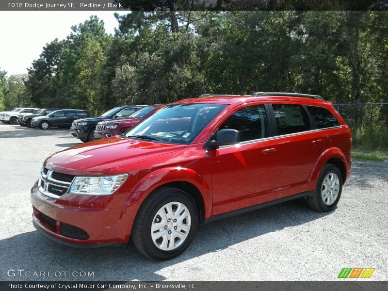 Redline / Black 2018 Dodge Journey SE