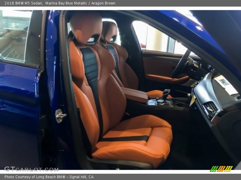  2018 M5 Sedan Aragon Brown Interior