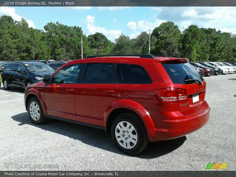 Redline / Black 2018 Dodge Journey SE