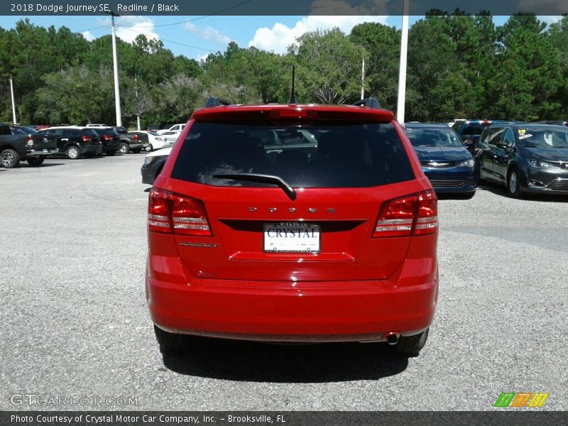 Redline / Black 2018 Dodge Journey SE