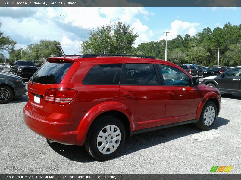 Redline / Black 2018 Dodge Journey SE