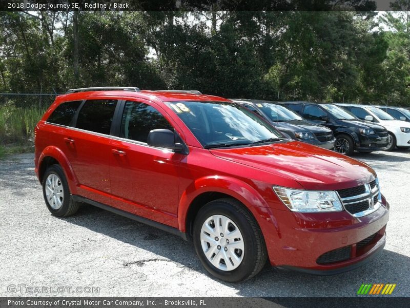 Redline / Black 2018 Dodge Journey SE