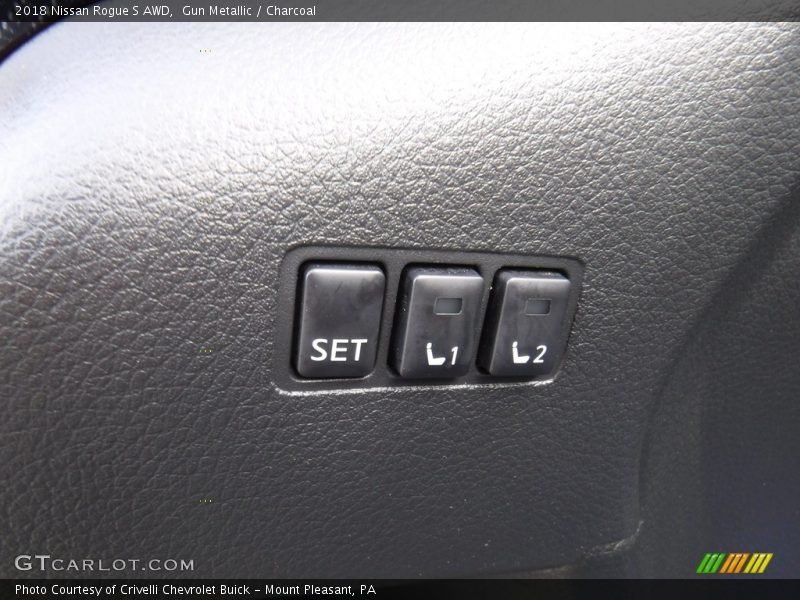 Gun Metallic / Charcoal 2018 Nissan Rogue S AWD