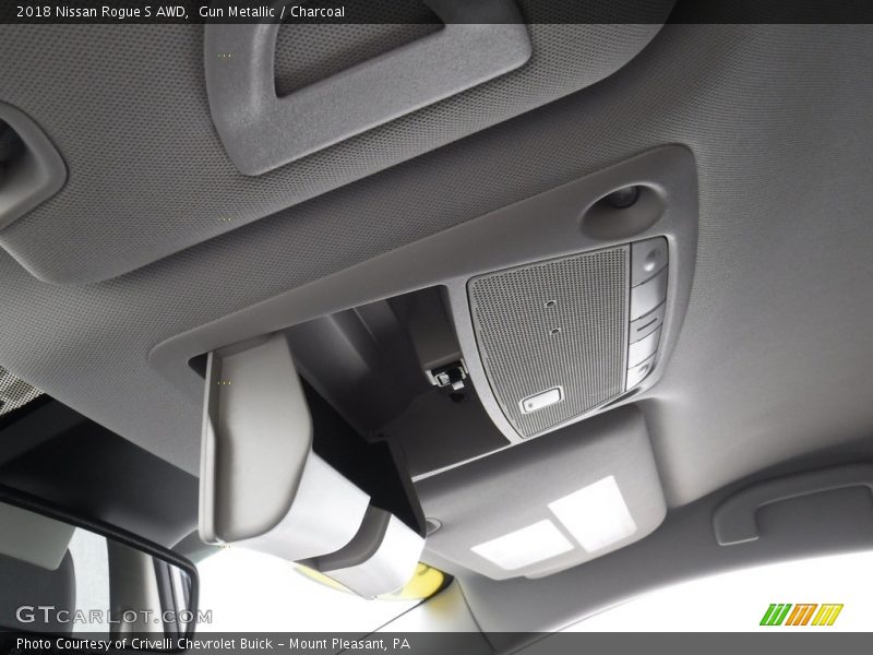 Gun Metallic / Charcoal 2018 Nissan Rogue S AWD