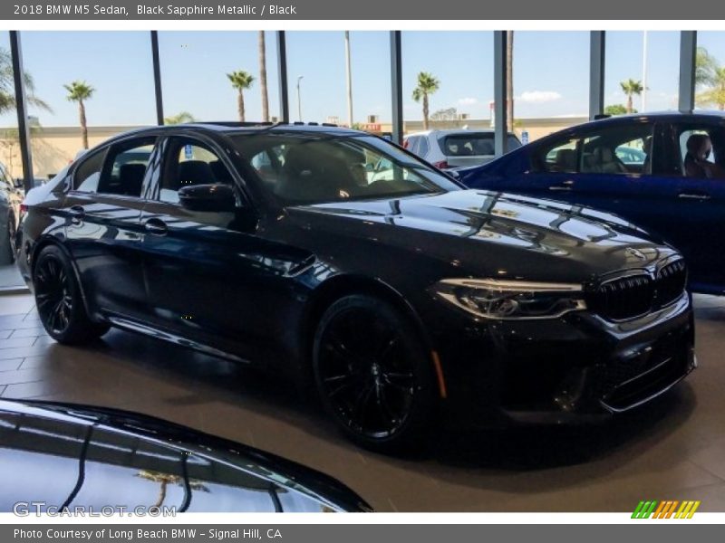 Black Sapphire Metallic / Black 2018 BMW M5 Sedan