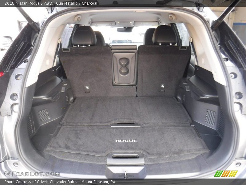 Gun Metallic / Charcoal 2018 Nissan Rogue S AWD