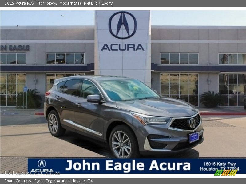 Modern Steel Metallic / Ebony 2019 Acura RDX Technology