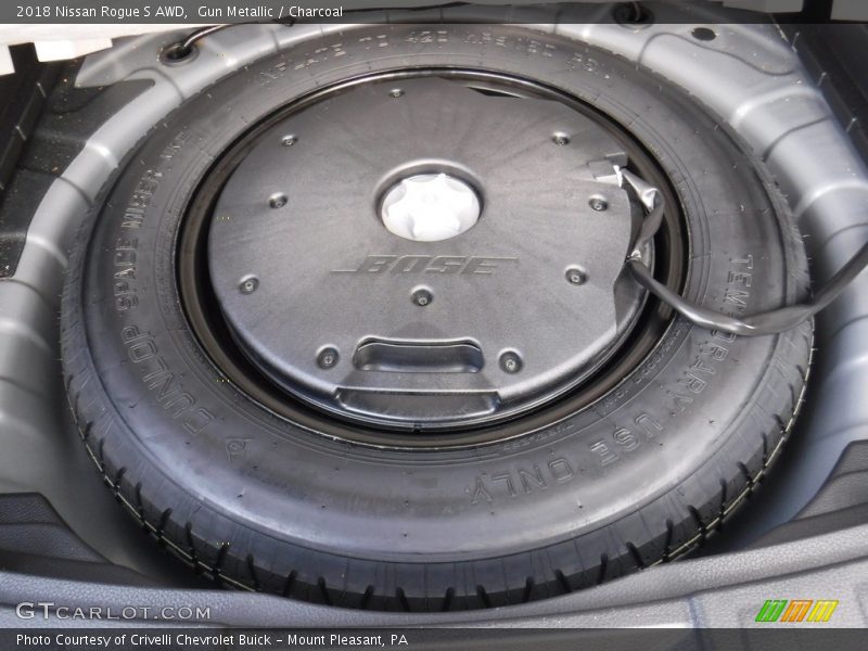 Gun Metallic / Charcoal 2018 Nissan Rogue S AWD
