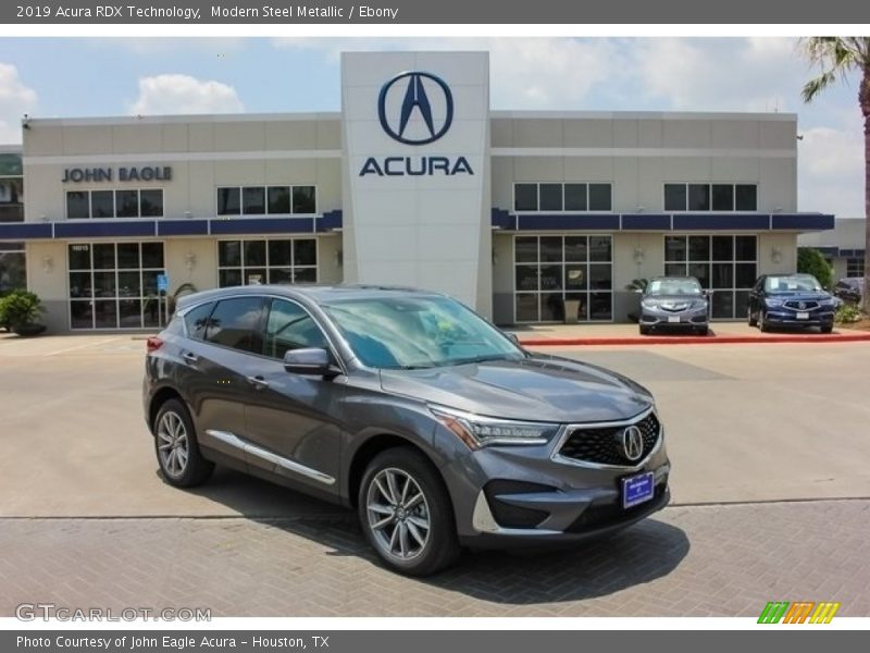 Modern Steel Metallic / Ebony 2019 Acura RDX Technology