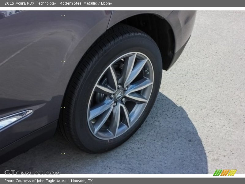 Modern Steel Metallic / Ebony 2019 Acura RDX Technology
