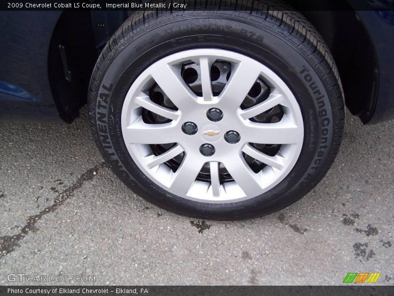 Imperial Blue Metallic / Gray 2009 Chevrolet Cobalt LS Coupe